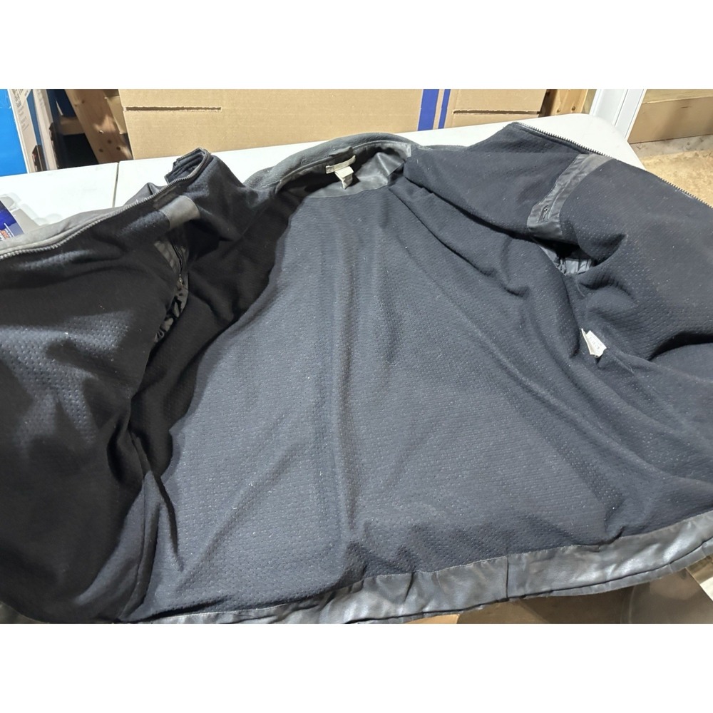 Zegna Sport Black Lined Coat Size XL - Picture 11 of 14